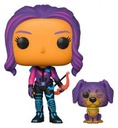 Marvel Comics (TV) - Kate Bishop & Lucky The Pizza Dog Black Light Funko Pop! Vinyl