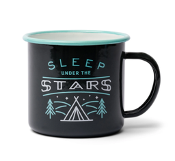 [GEN636AU] Sleep Under The Stars Enamel Mug 325Ml/11Floz - Gentlemen's Hardware
