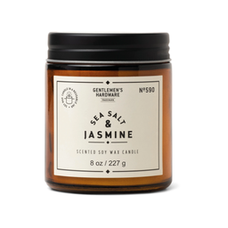 [GEN590AU] Candle Jar - Sea Salt And Jasmine 8Oz  - Gentlemen's Hardware