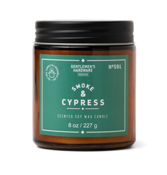 [GEN591AU] Candle Jar - Smoke And Cypress 8Oz - Gentlemen's Hardware