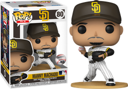 [FUN61472] MLB: Baseball - Manny Machado San Diego Padres Home Jersey Funko Pop! Vinyl Figure