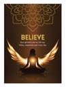 Believe Inspirational Card - Affirmations