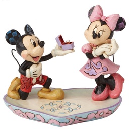 [4055436] Disney Traditions by Jim Shore - Mickey Proposing to Minnie