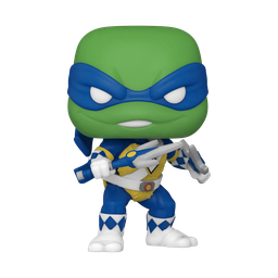 [FUN65249] Teenage Mutant Ninja Turtles x Mighty Morphin Power Rangers– Leonardo SDCC 2022 Summer Convention Funko Pop! Vinyl Figure RS #104