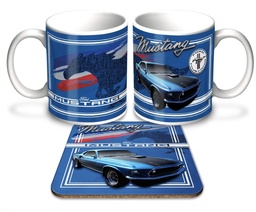 [FD400D2] Ford Mustang Mug & Coaster Gift Pack