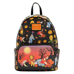 [LOUWDBK2567] Winnie the Pooh - Halloween Group Glow In The Dark Mini Backpack - Loungefly