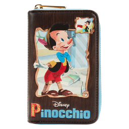 [LOUWDWA2231] Pinocchio (1940) - Classic Book Zip Purse - Loungefly