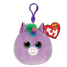 [39569] Rosette The Unicorn - Ty Squishy Beanies Clip (Squish-A-Boos)