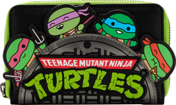 [LOUTMNTWA0001] Teenage Mutant Ninja Turtles - Sewer Cap Zip Purse - Loungefly