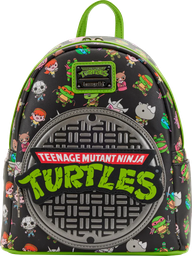 [LOUTMNTBK0001] Teenage Mutant Ninja Turtles - Sewer Cap Mini Backpack - Loungefly