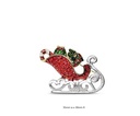 Santa's Sleigh - Christmas Brooch