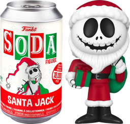 [FUN65982] The Nightmare Before Christmas - Santa Jack Skellington Funko Pop! Vinyl SODA Figure