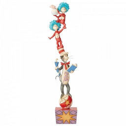 [6002907] Dr Seuss By Jim Shore - Cat In The Hat Stacked Figurine