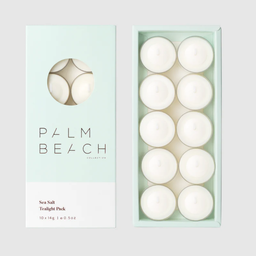 [TLSS] Sea Salt Tealight 10Pk - Palm Beach Collection