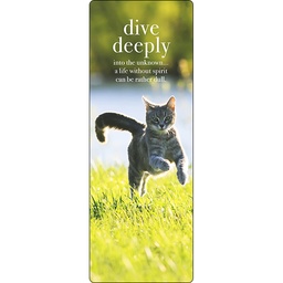 [BM15] Dive Deeply Into The Unknown Inspirational Bookmark - Affirmations