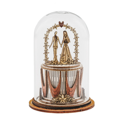 [A31120] Tiny Town - 8.5CM Mr & Mrs Dome Figurine