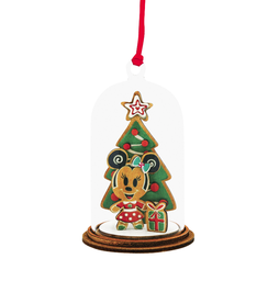 [A30543] Enchanting Disney - 'Merry Christmas' Minnie Mouse Dome Figurine