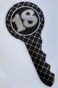 18TH Birthday Key - Black Argyle
