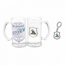 NRL Melbourne Storm Heritage Stein & Keyring Pack