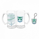 NRL New Zealand Warriors Heritage Stein & Keyring Pack
