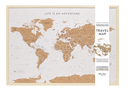Travel Board - Large World Map - Splosh