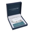 Bracelet - Wrap White Howlite 4.5mm with gold bead - Bramble Bay Co