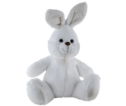 [4370-23WH] Elka Bunny Bugsy 23cm - White