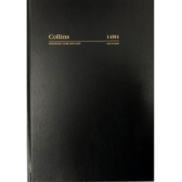 [14M4.P99-2324] Financial Year Diary 2023-2024 Collins A4 Day-to-Page Black FSC MIX70% 14M4