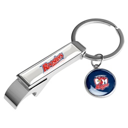 [NRL023EK] NRL Sydney Roosters Bottle Opener Keyring