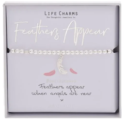 [20254] Feathers Appear - Life Charms Bracelet