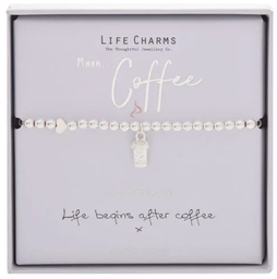 [20266] Coffee - Life Charms Bracelet