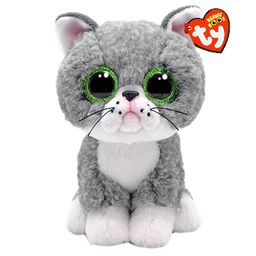 [TY36581] Fergus the Grey Cat - Ty Beanie Boos Regular