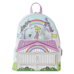 [LOUMLPBK0022] My Little Pony 40th Anniversary Stable  Mini Backpack - Loungefly