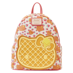 [LOUSANBK0481] Sanrio Hello Kitty Scented Breakfast Waffle Mini Backpack - Loungefly