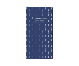 [11W.V59-24] ​Collins Colplan 2024 Diary B6/7 Month To View Landscape Blue