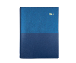 [145.V59-24] ​Collins Vanessa 2024 Diary A4 Day To Page Blue