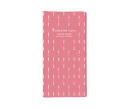 [11W.V50-24] ​Collins Colplan 2024 Diary B6/7 Month To View Landscape Pink
