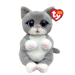 [41055] Morgan The Grey Cat - Regular - TY Beanie Bellies