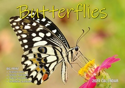 [BP416] ​Butterflies Big Print 2024 Calendar