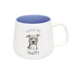 I Love My Pet Mug Staffy - Splosh