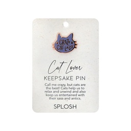 [KSP005] Cat Lover Keepsake Pin - Splosh
