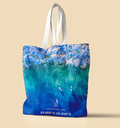 Blue Boards Tote Bag - Destination Label