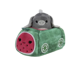 [SQM0191-122021-KM] Jason the Donkey in Watermelon Vehicle Squishville by Squishmallows Mini