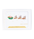 Hallmark Signature Boxed Christmas Cards (Pack of 8) - Santa and Reindeers
