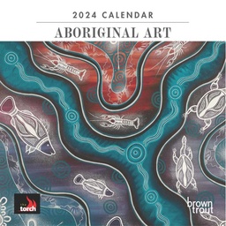 [A03391] Aboriginal Art Mini 2024 Calendar