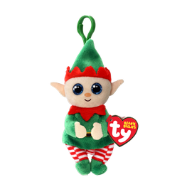 [TY43117] Elfonso the Green Elf Christmas - Ty Beanie Bellies Clip