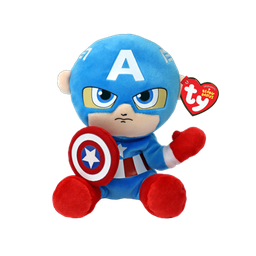 [TY44002] Captain America (Marvel) Regular Soft - Ty Beanie Babies
