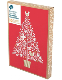 [XDA2038] Simson Boxed Christmas Cards (Dementia Australia Charity Pack of 10) - Nordic Tree