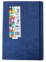 2025 A4 DTP Diary - Croc Casebound Blue