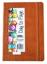 2025 A5 DTP Diary - Croc Casebound Brown